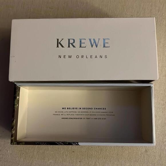 Designer shopping bags - set of 4 w KREWE sunglass box